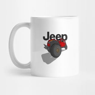 Jeep Design - Red Mug